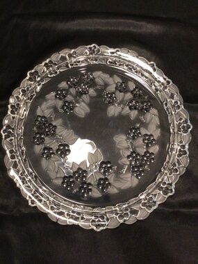 Vintage Mikasa Crystal Cake Tray